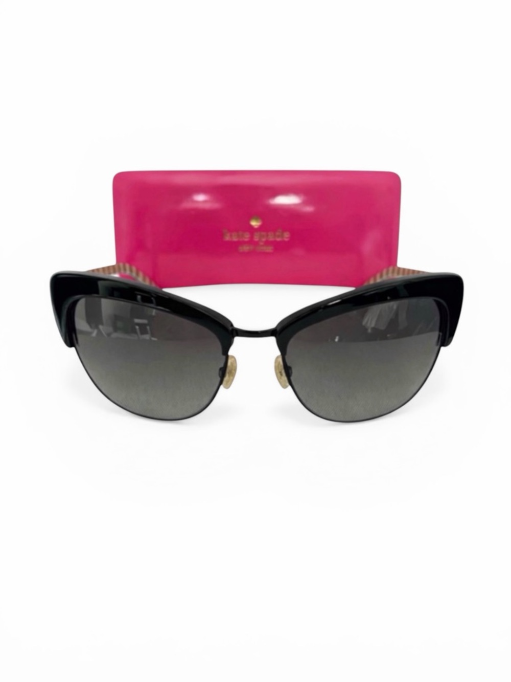 ♠️KATE SPADE HELLO SUNSHINE SUNGLASSES EXTRA EUC LOGO CASE INCLUDED